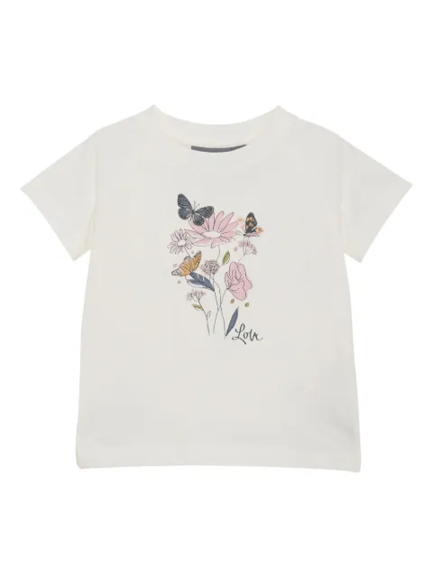 COLOR KIDS playera con estampado floral