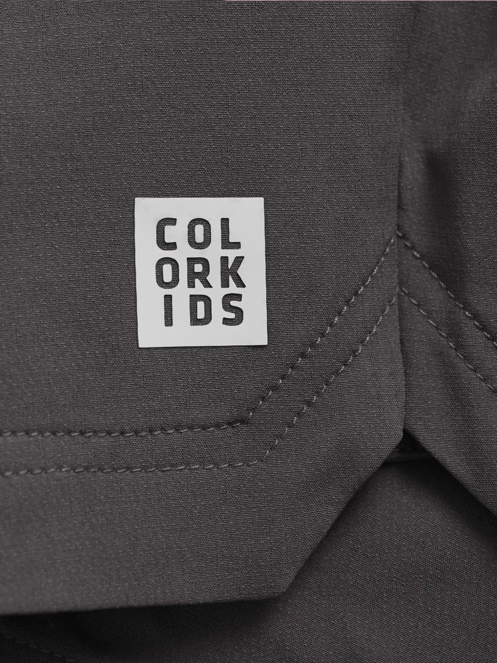 COLOR KIDS Shorts met logo Grijs