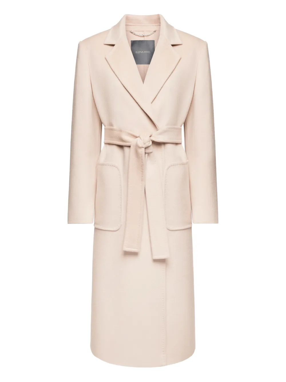 ELENA MIRO` chamarra con cinturón | neutro | Image 1