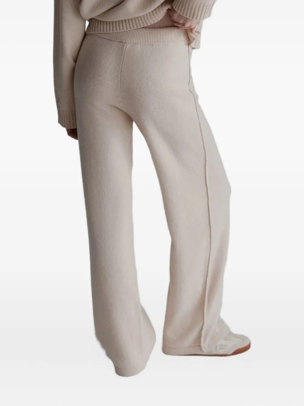  Marella Virgin Wool Knitted Trousers - Neutrals 