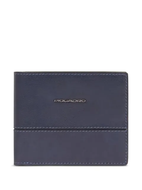 PIQUADRO logo-plaque wallet