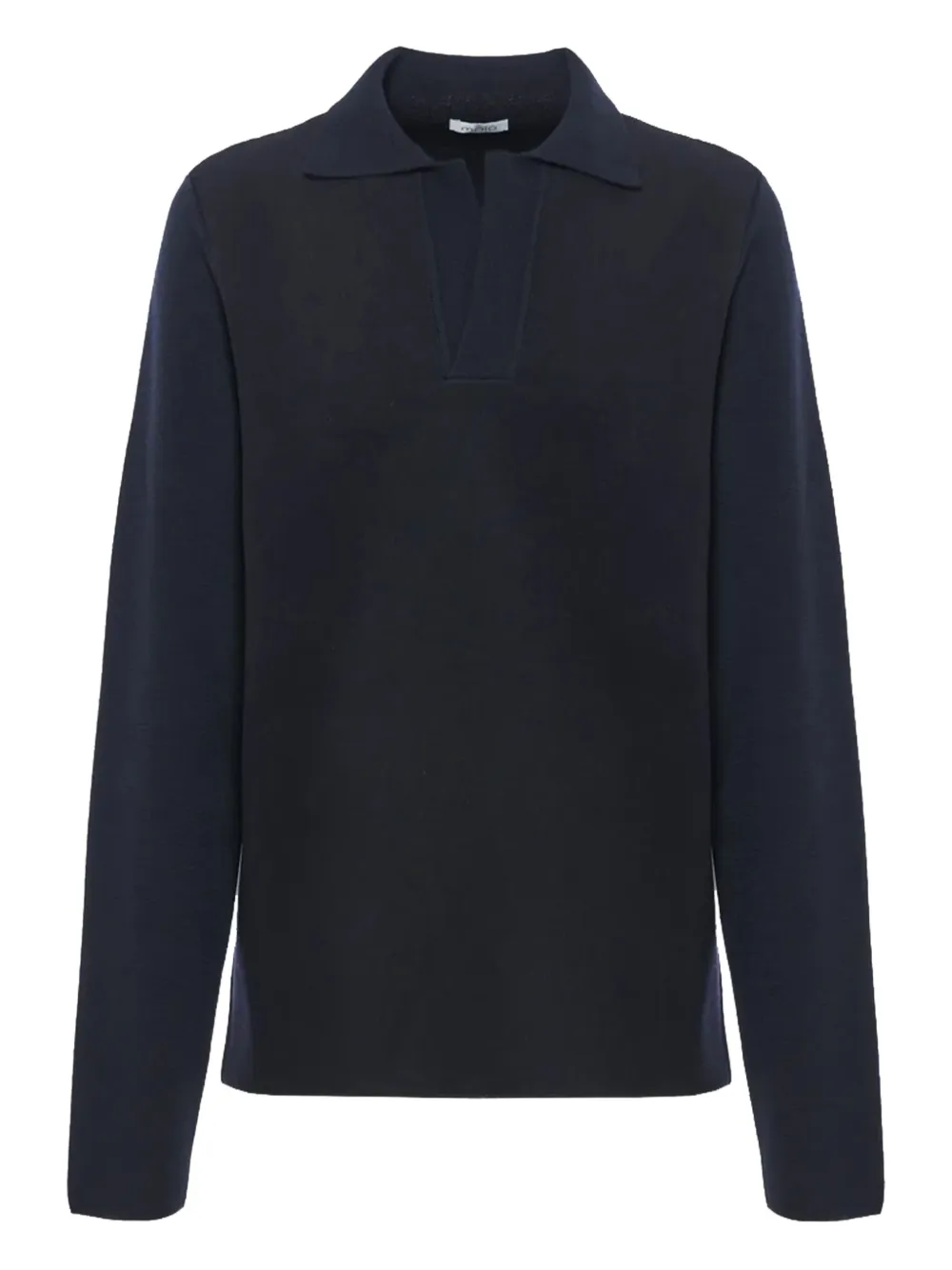 Malo suéter con cuello de playera tipo polo | azul | Image 1