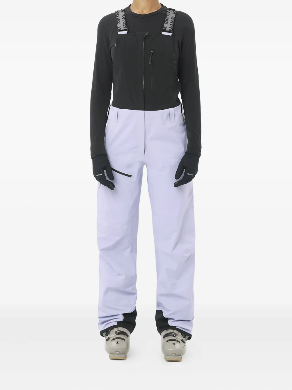 Salomon zip suspender top - Wit