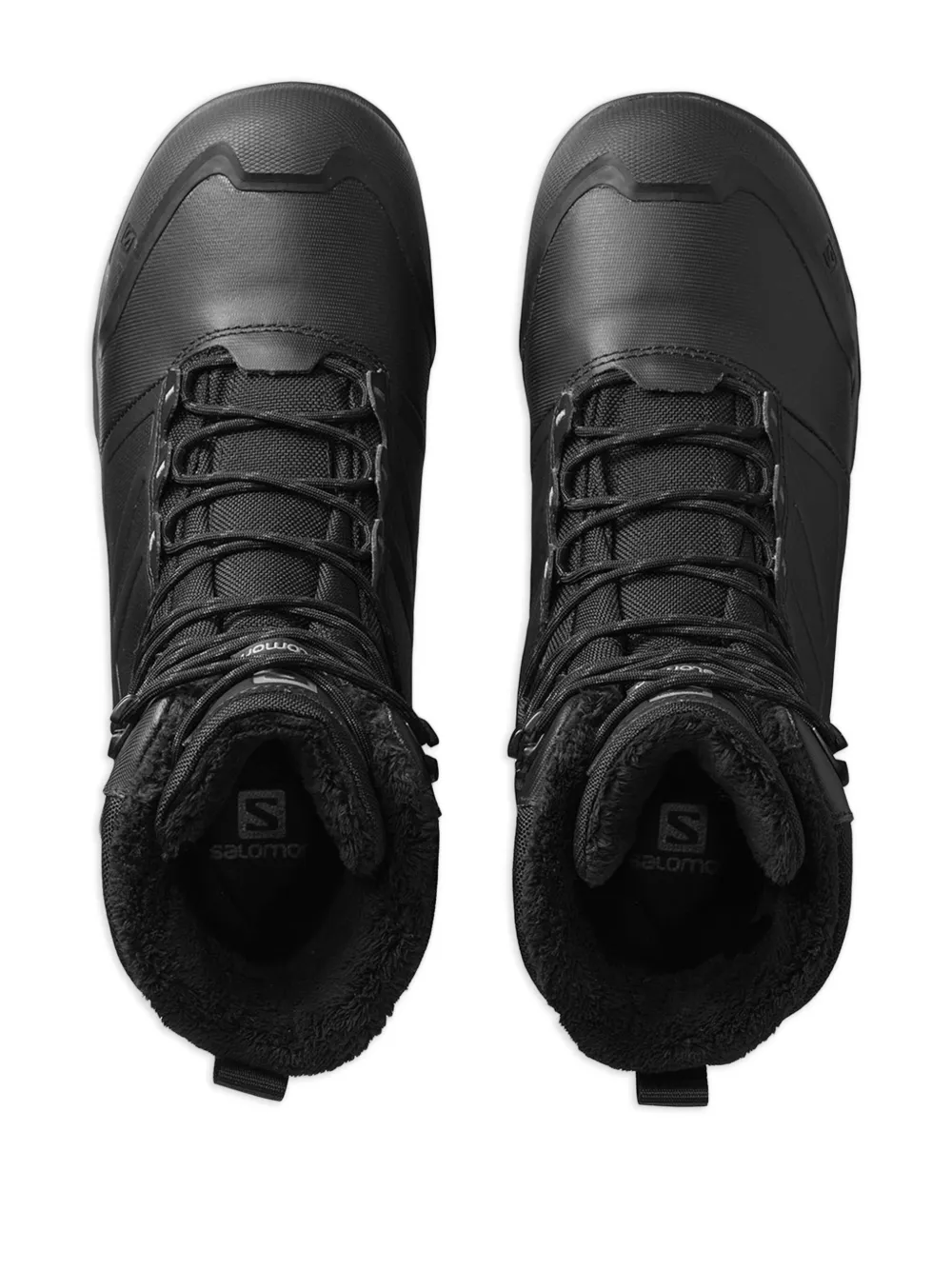 Lace-Up Panelled Boots