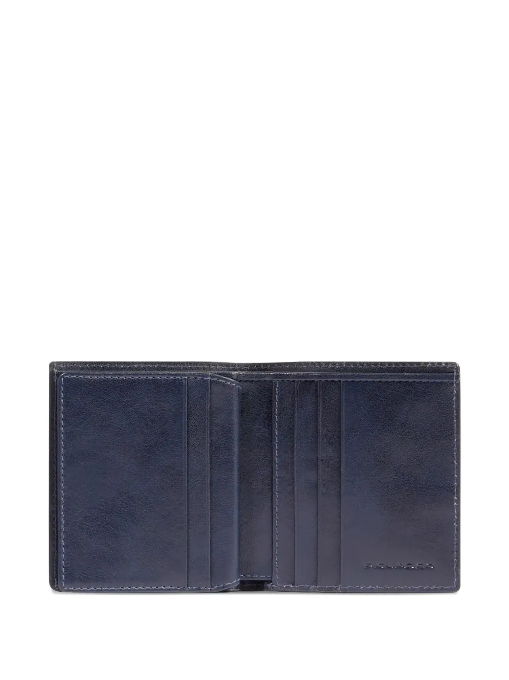 Piquadro Stitched Wallet In Blue