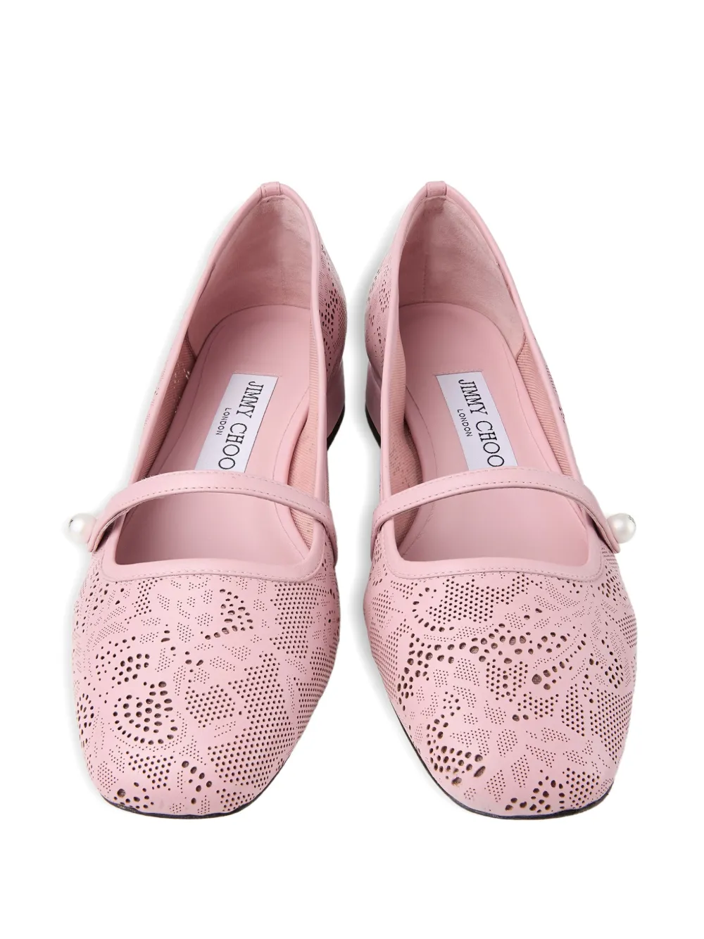 Jimmy Choo Elisa ballerina's Roze