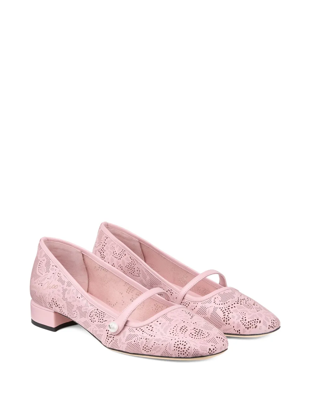 Jimmy Choo Elisa ballerina's Roze