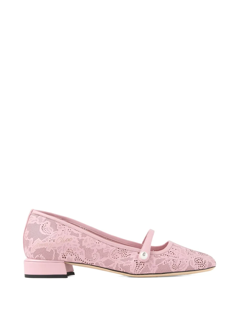 Jimmy Choo Elisa ballerina's Roze
