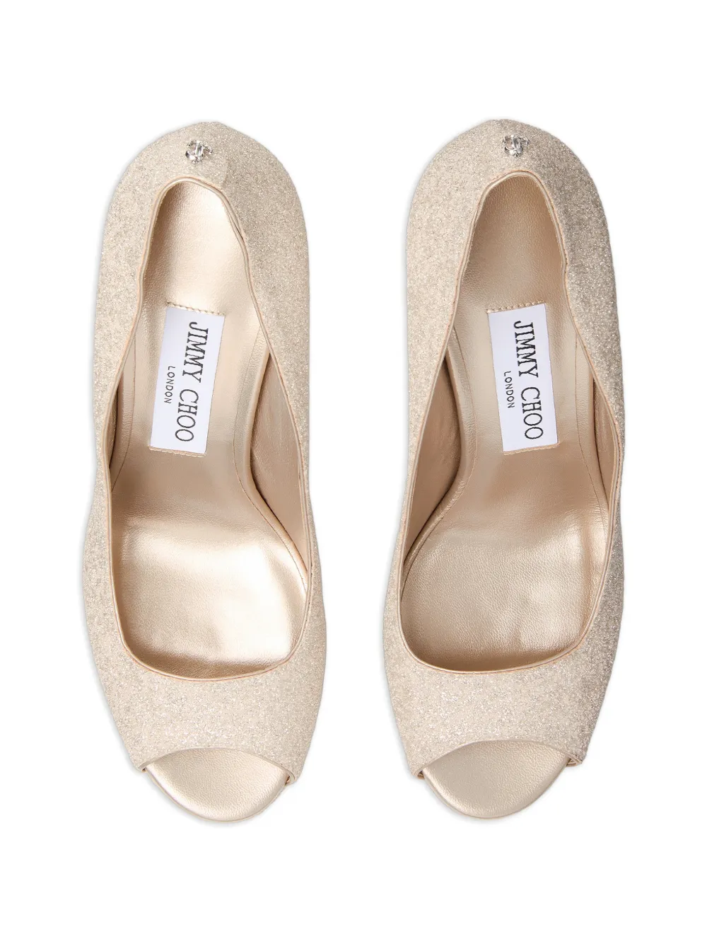 Jimmy Choo Sandalen met plateauzool Beige