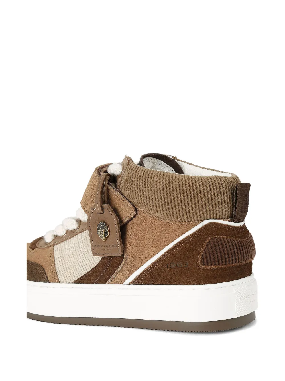 Kurt Geiger Touch-strap-fastening Sneakers In Animal Print