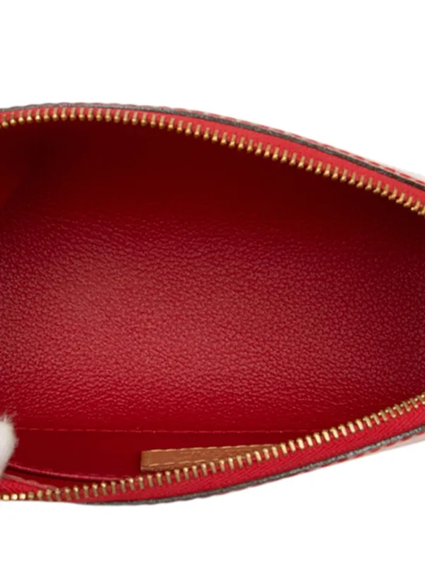 Louis Vuitton Pre-Owned 2018 Monogram Vernis Cosmetic Pouch Red