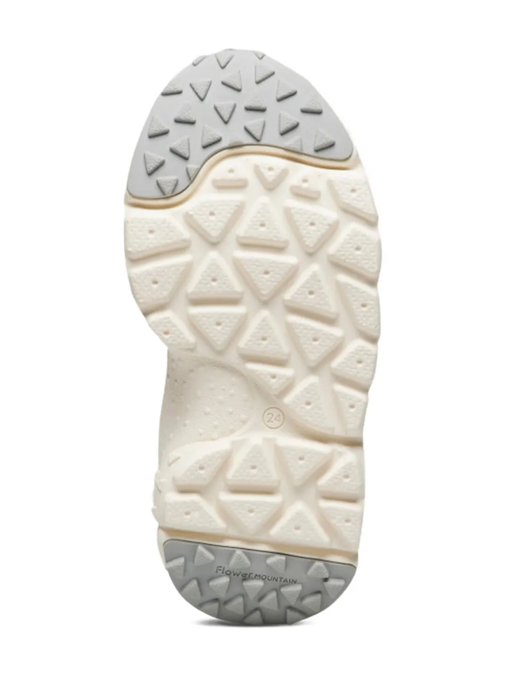 FLOWER MOUNTAIN KIDS Kotetsu flower sneakers Beige