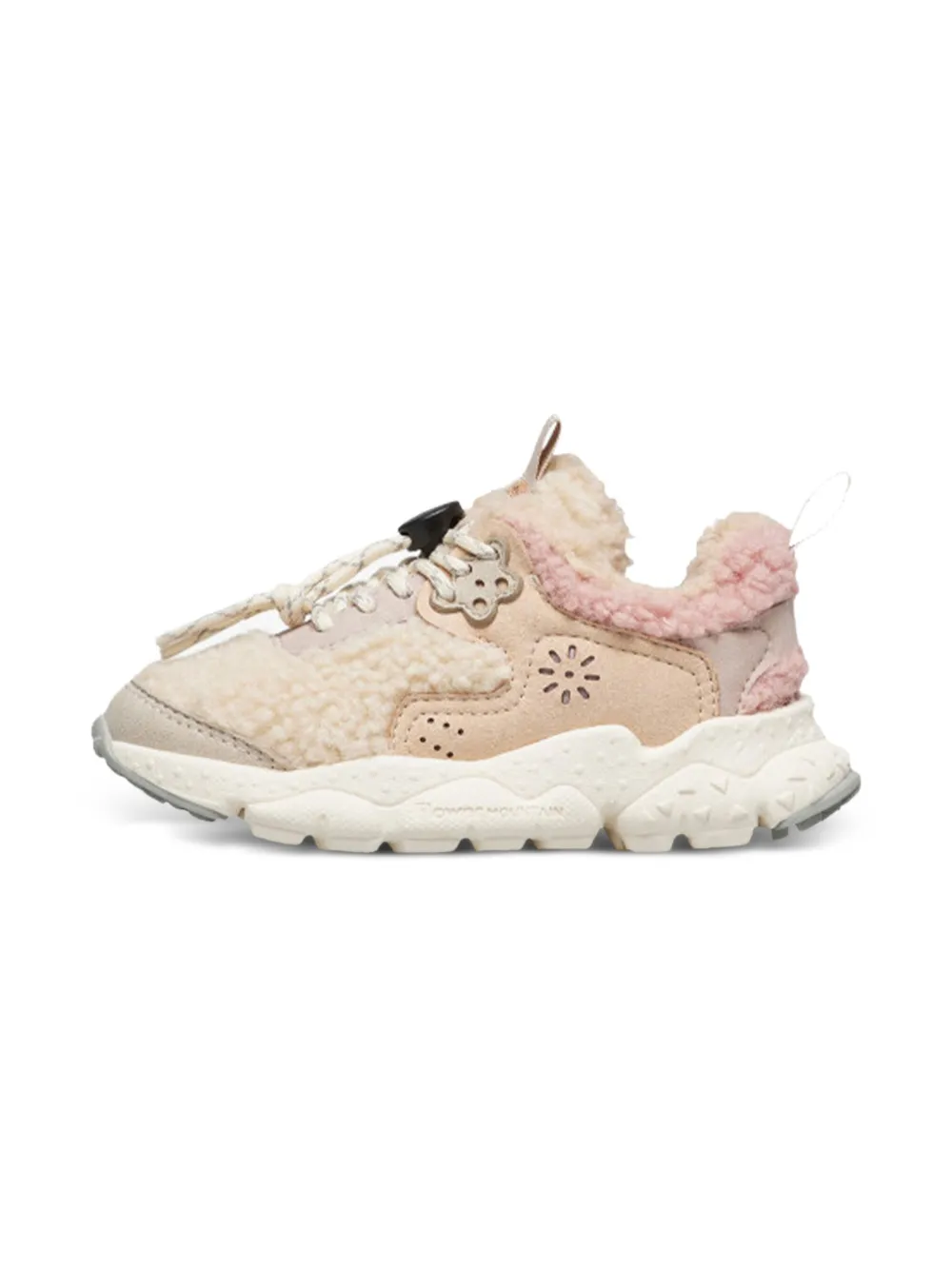  Flower Mountain Kids Kotetsu Flower Sneakers - Neutrals 