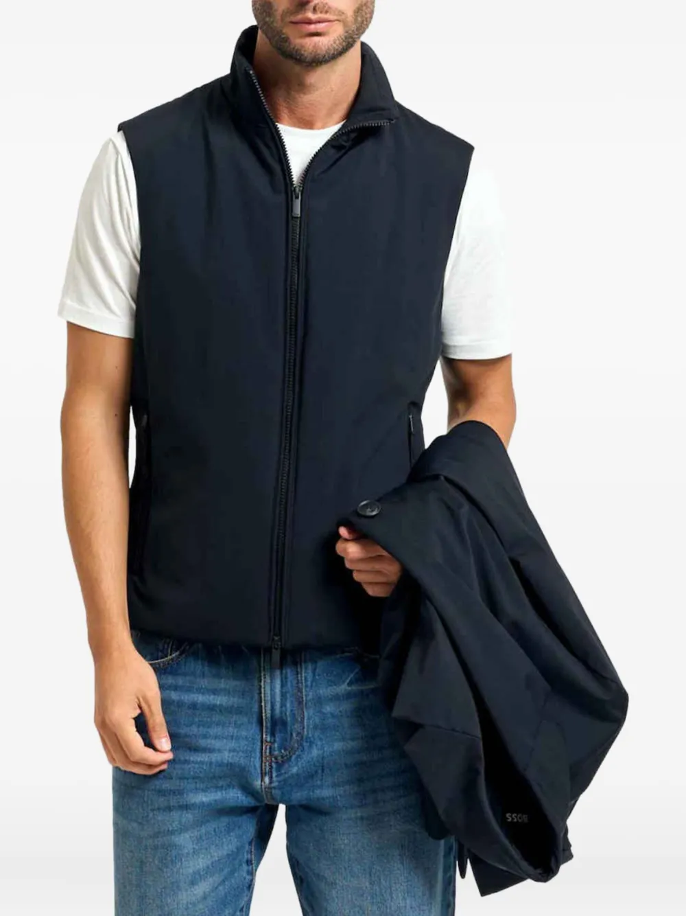 BOSS buttoned coat | Trench Coats | Image 2