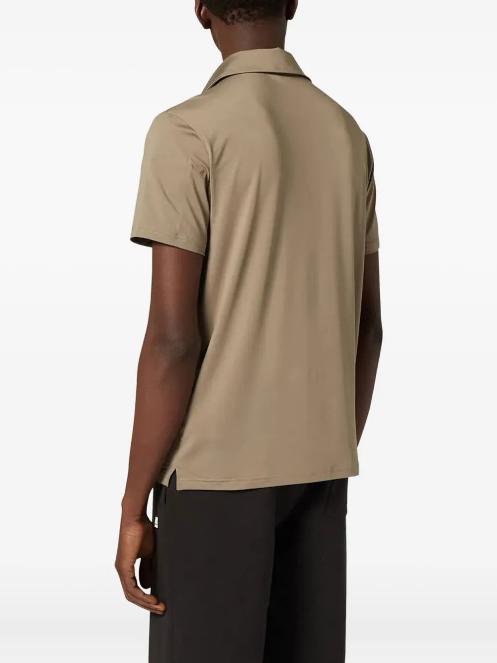 K-way Collared Polo Shirt Short Sleeves In Neutral