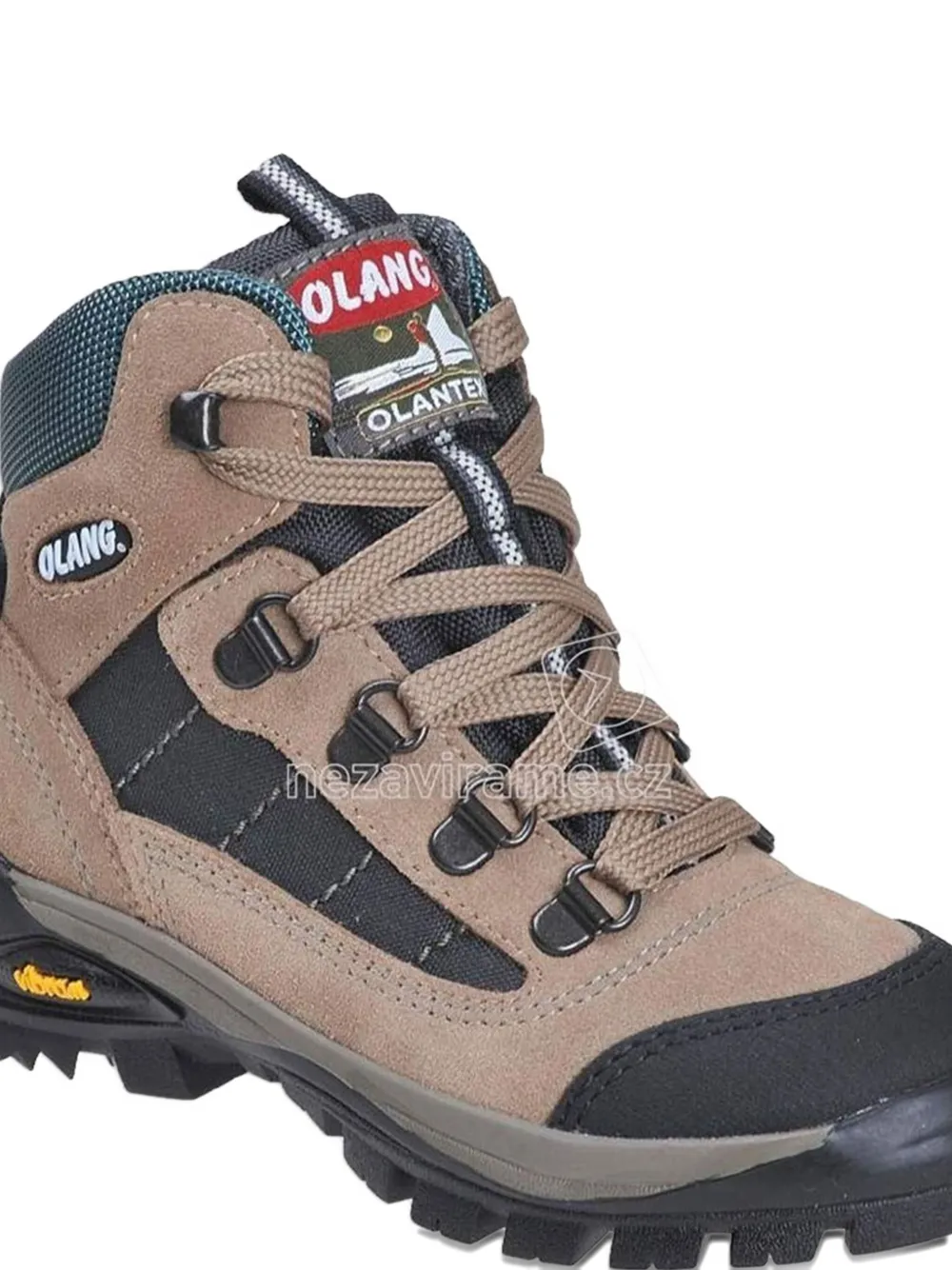 OLANG Hydro leather-panelled boots - Beige