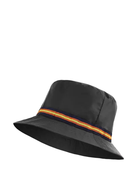 K-Way stripe-detail bucket hat