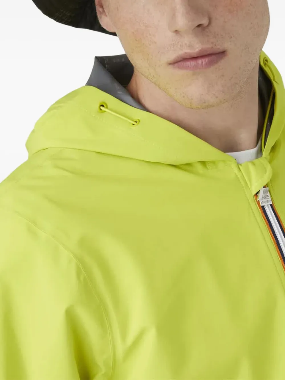 K-way Stripe-detail Bucket Hat In Black