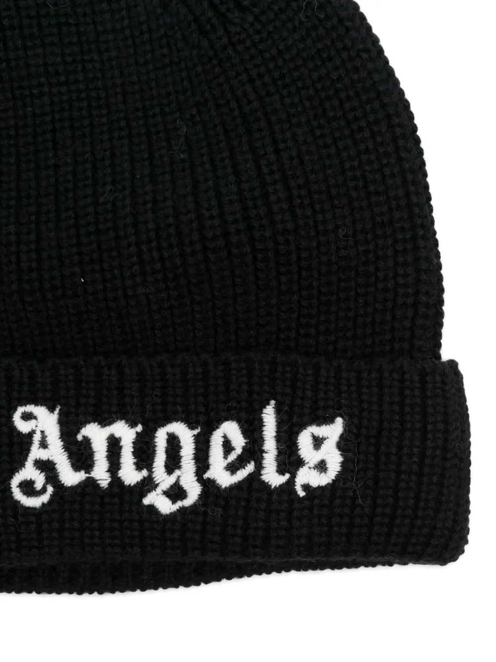 Palm Angels Kids Muts met logo Zwart