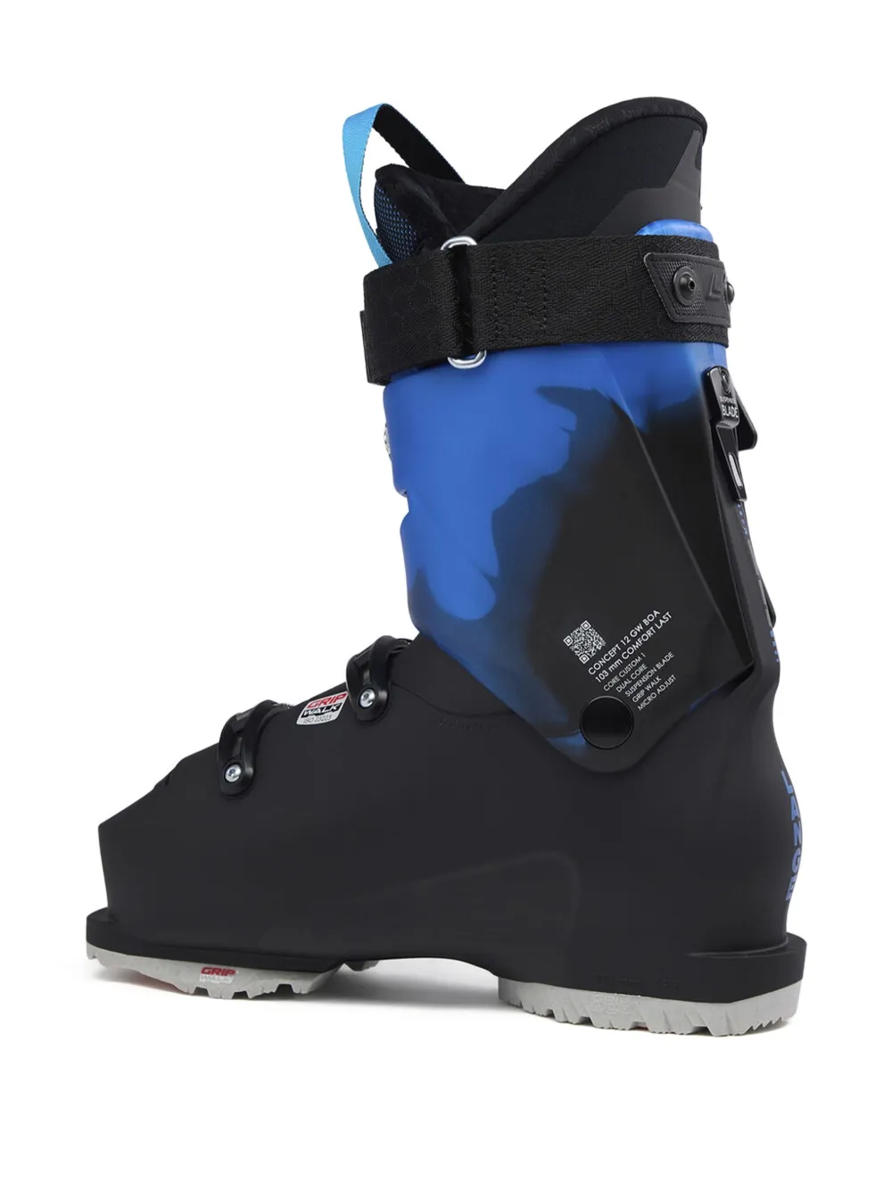  Lange Concept 12 Boa Ski Boots - Black 