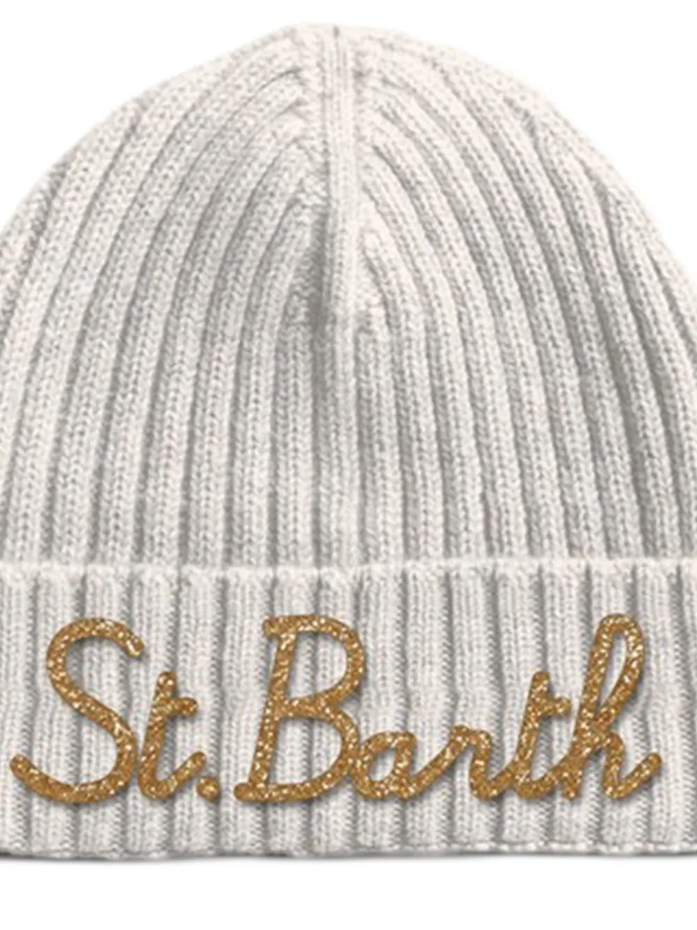 MC2 Saint Barth Wengen geribbelde muts - Beige