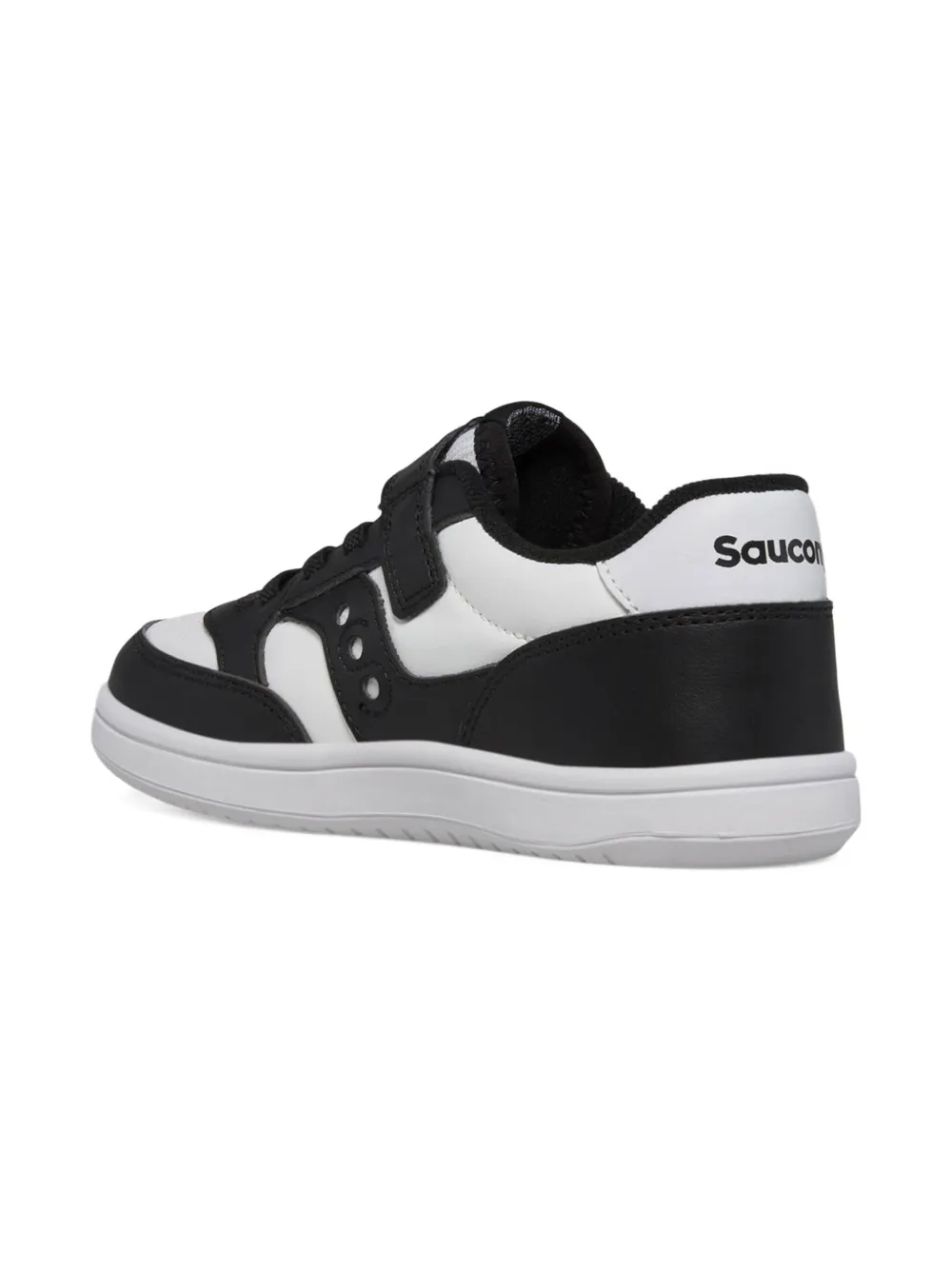 Saucony Logo-embroidered Sneakers In Black