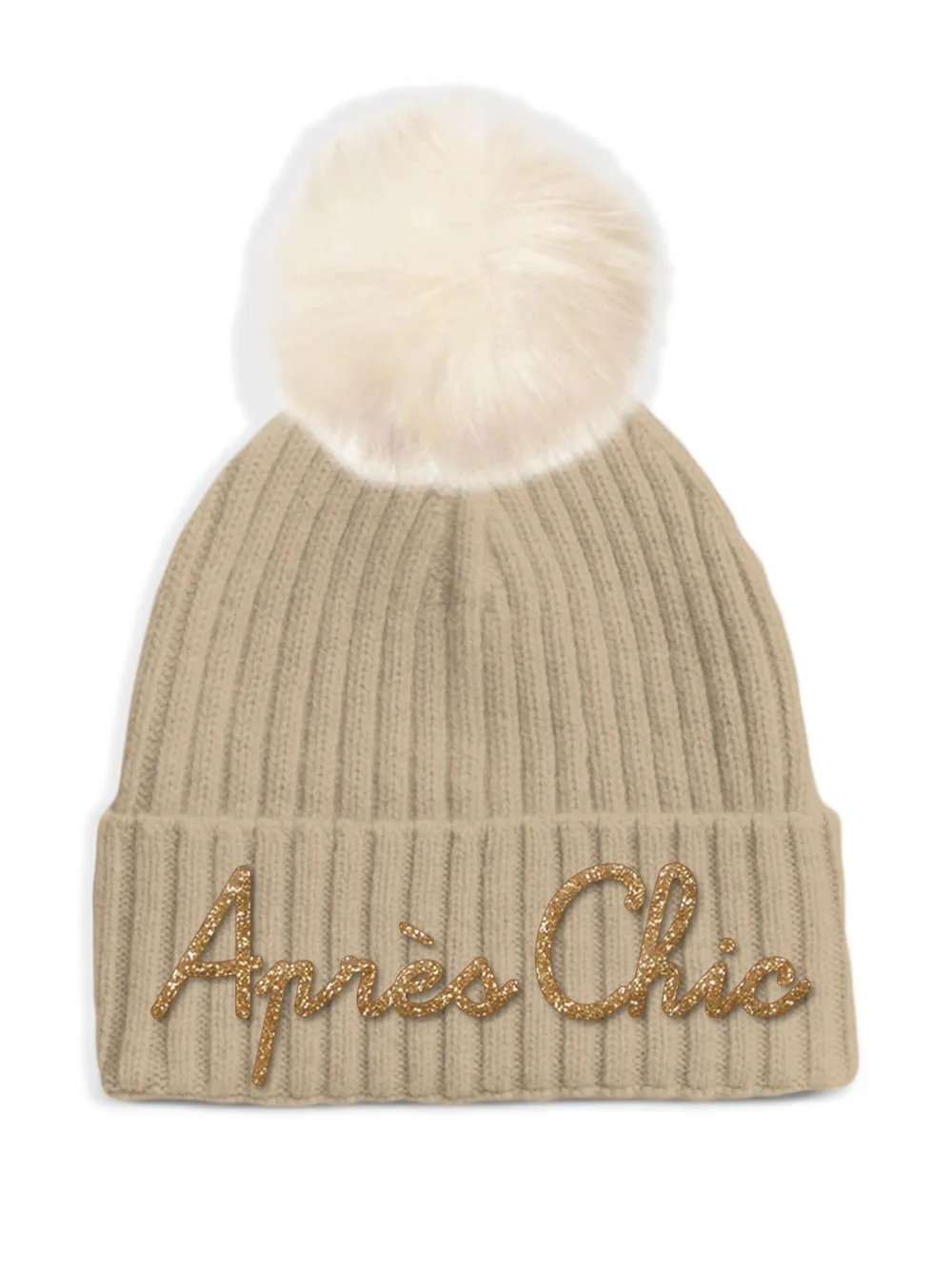 MC2 Saint Barth Beanie mit Pompon | Nude | Image 1