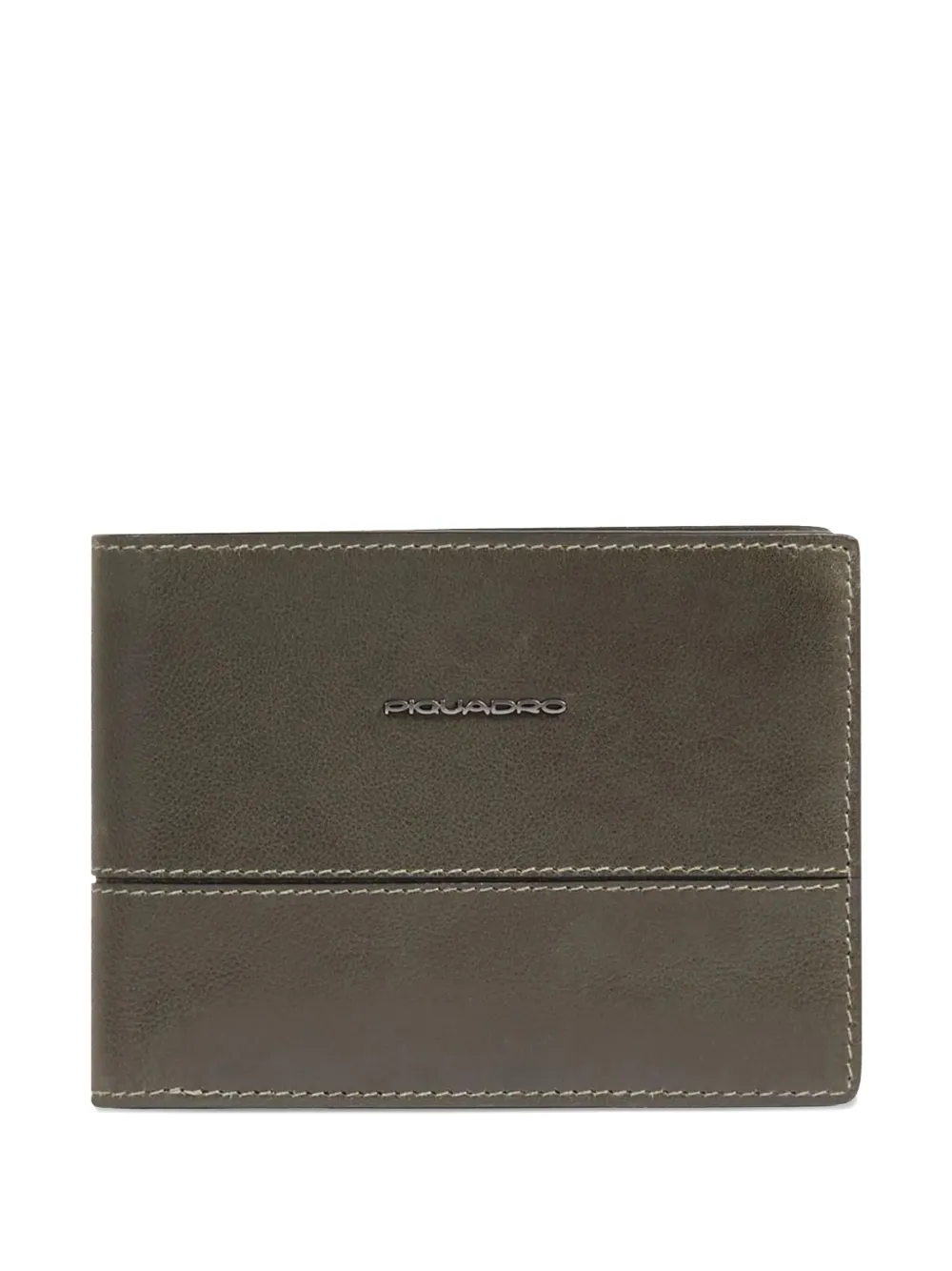 PIQUADRO stitched wallet | Green | Image 1