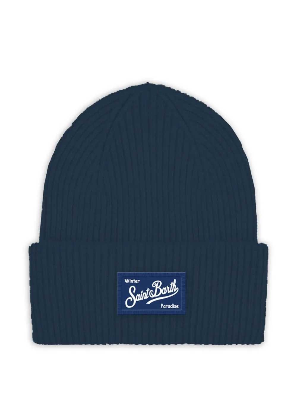 MC2 Saint Barth patch-detail beanie hat | Blue | Image 1