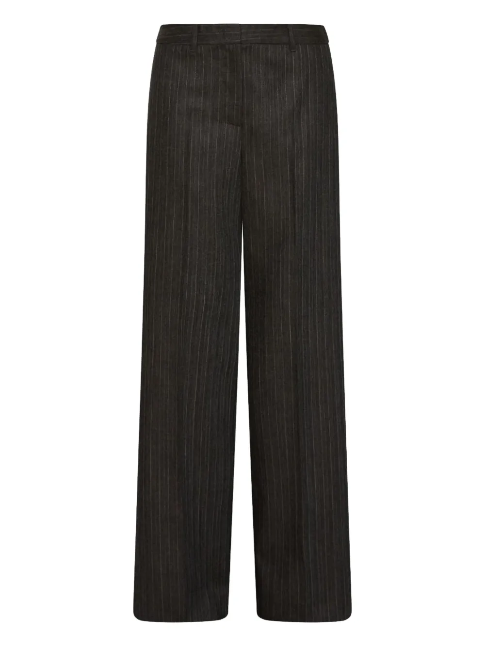 Marella pint-stripe trousers | Braun | Image 1