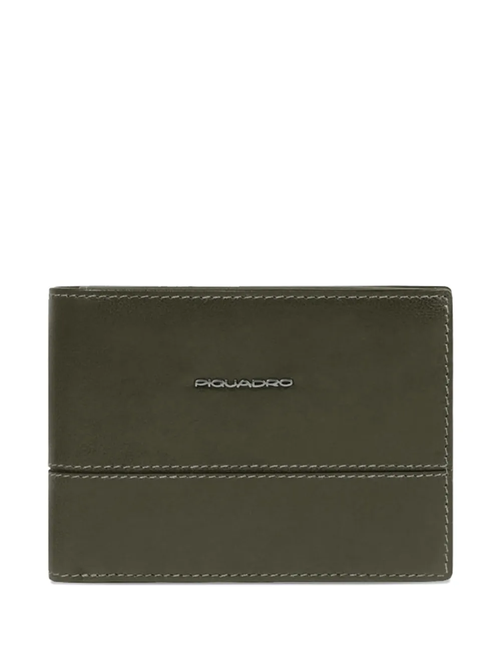 PIQUADRO logo-plaque wallet | verde | Image 1