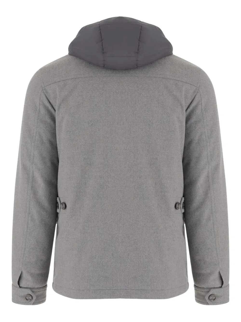 Moorer Monti button-front hooded jacket | Hooded Jackets | Image 2