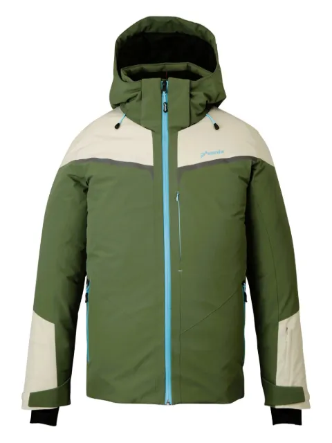 PHENIX chamarra con diseño color block y capucha