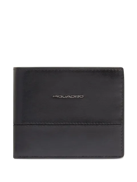 PIQUADRO logo-plaque wallet