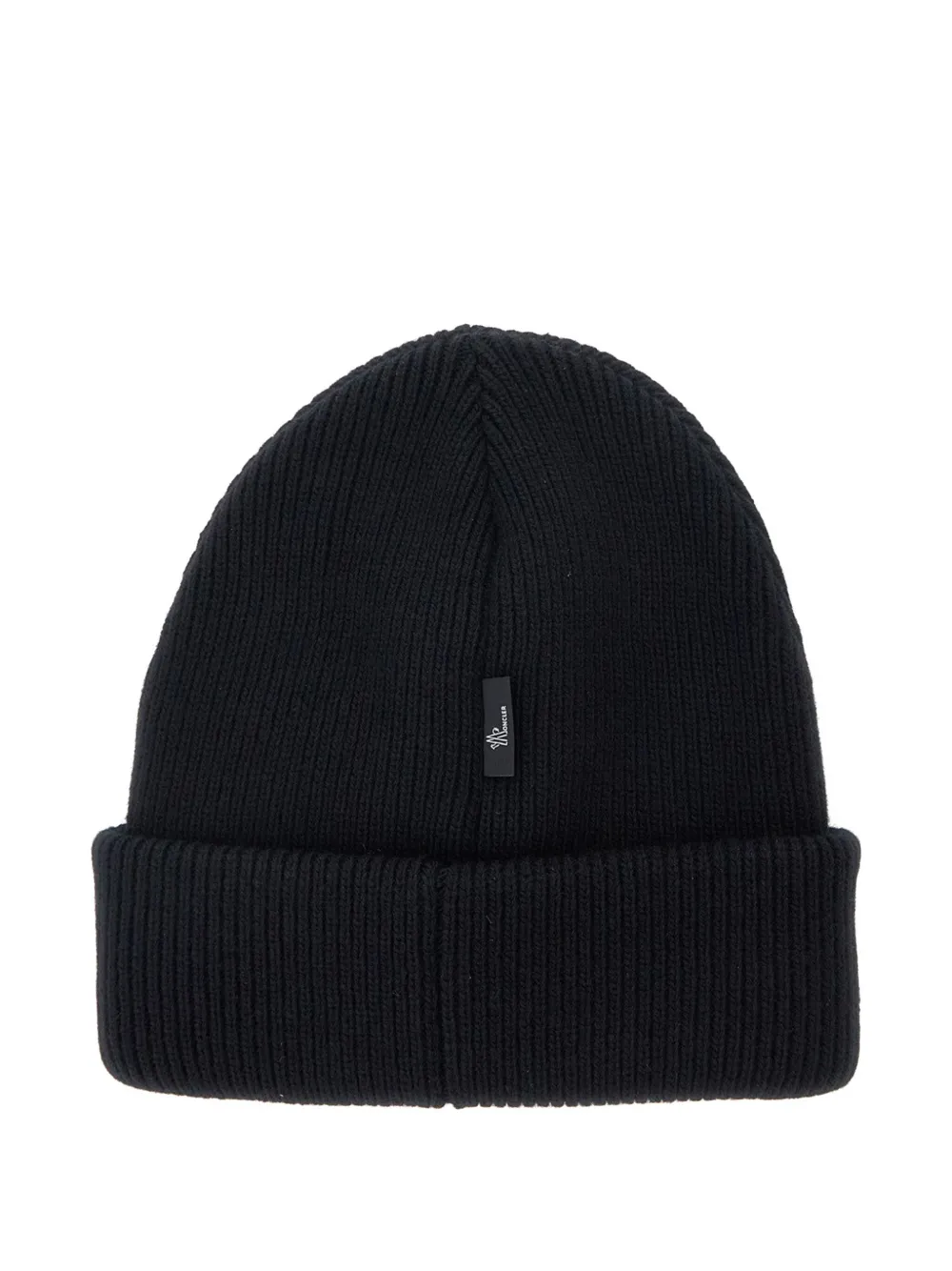 Moncler Grenoble logo-patch beanie - Zwart