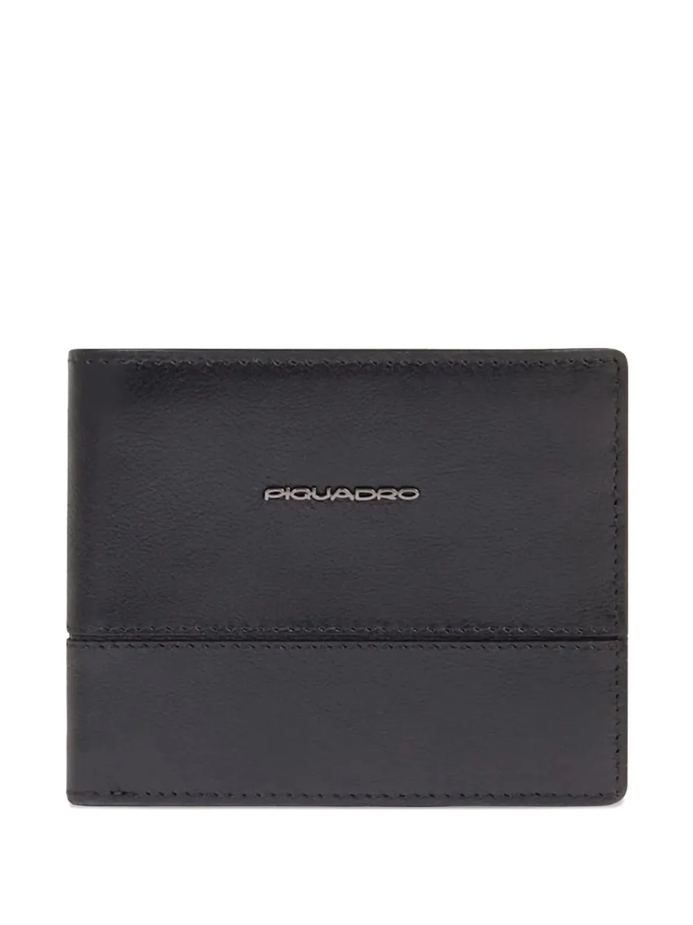 PIQUADRO logo-plaque coin-pocket wallet | Black | Image 1
