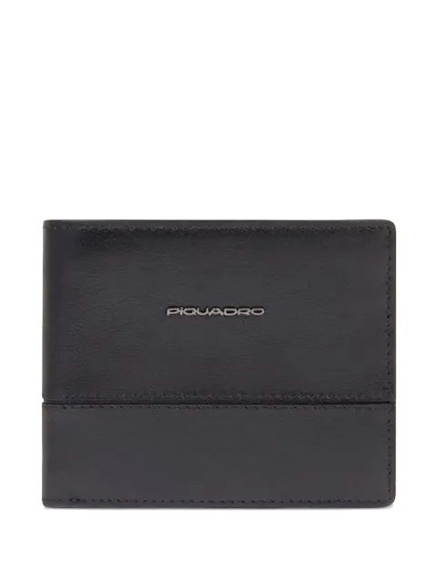 PIQUADRO logo-plaque coin-pocket wallet