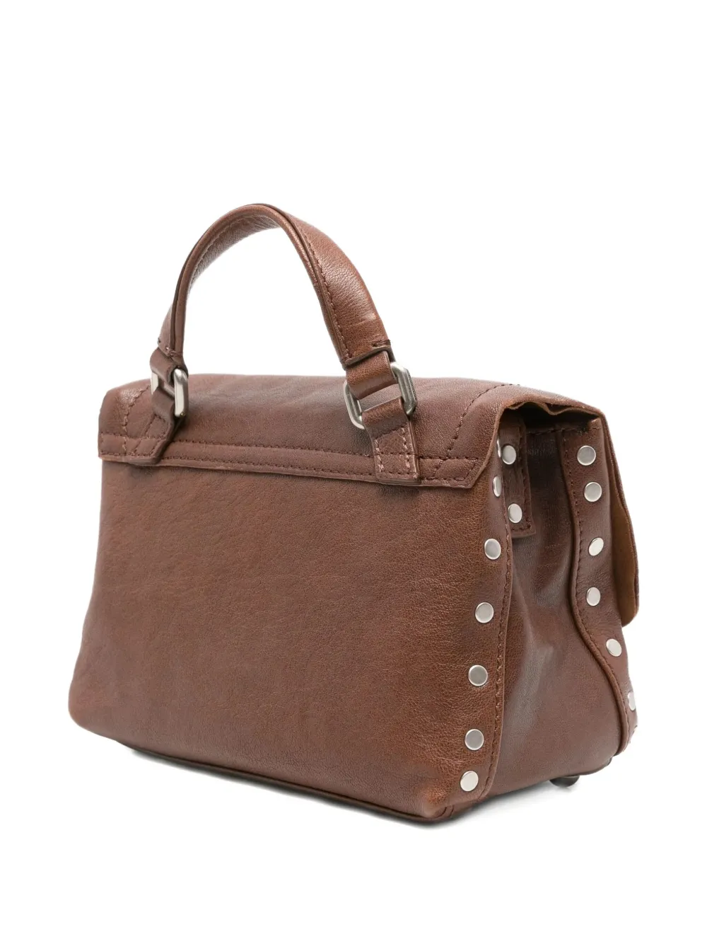 Zanellato Baby Postina crossbodytas met studs Bruin