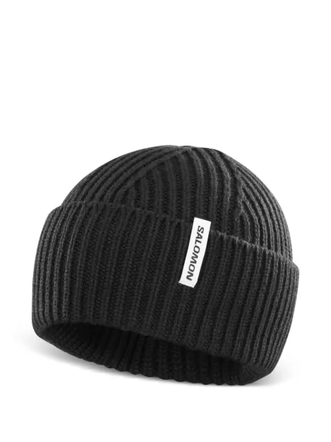 Salomon Snowbird ribbed label beanie