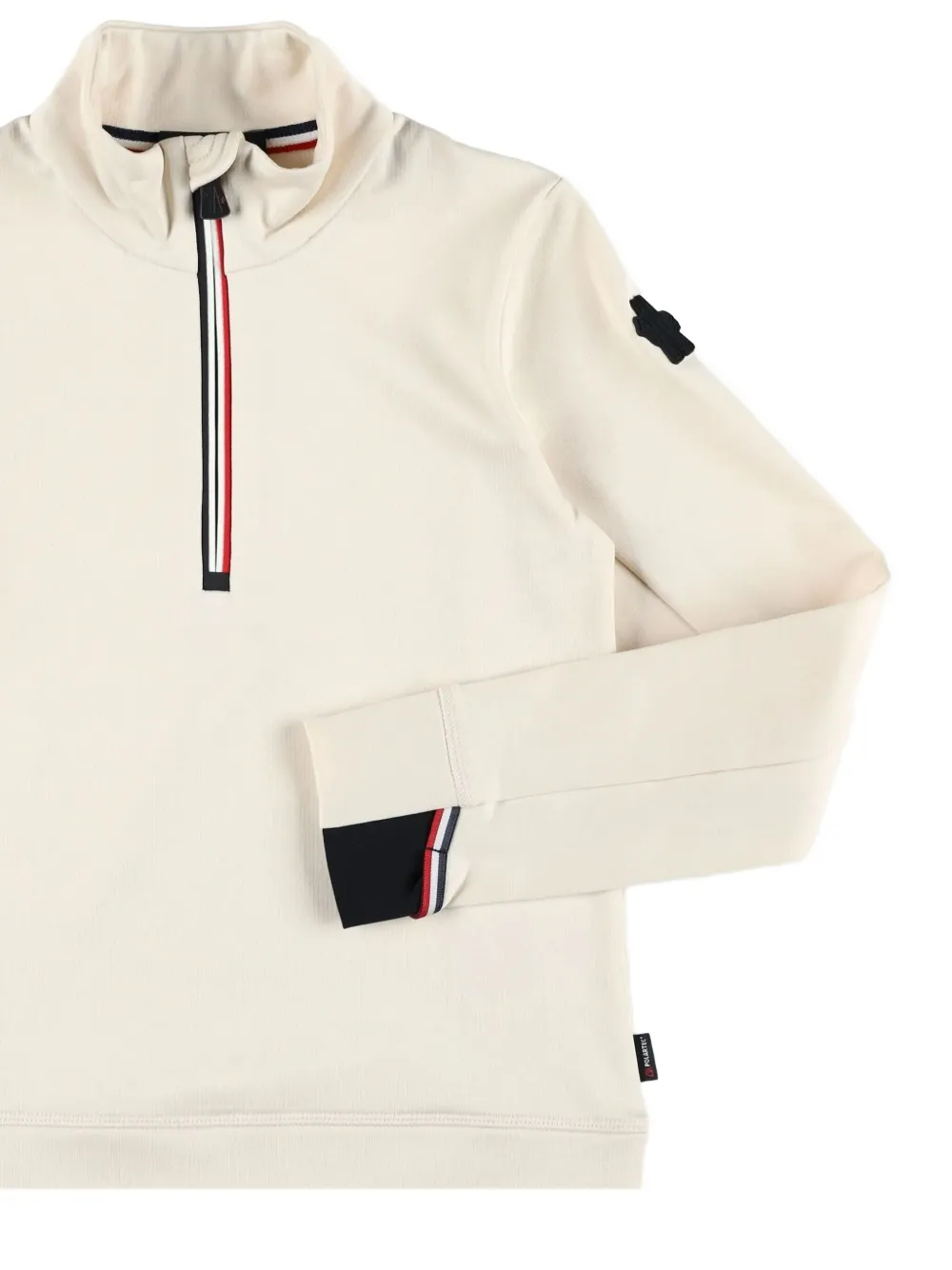 Moncler Enfant Top met ritsdetail Beige