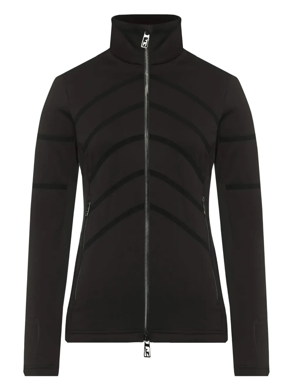 Toni Sailer Sue Skijacke im Layering-Look - Schwarz