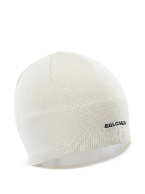 Salomon logo-embroidered beanie hat