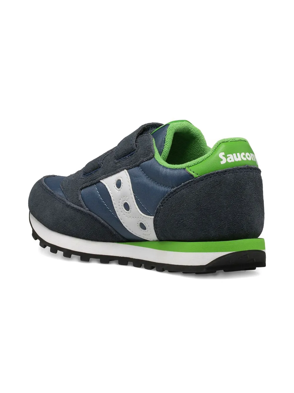 Saucony Suede Touch-strap Sneakers In Blue