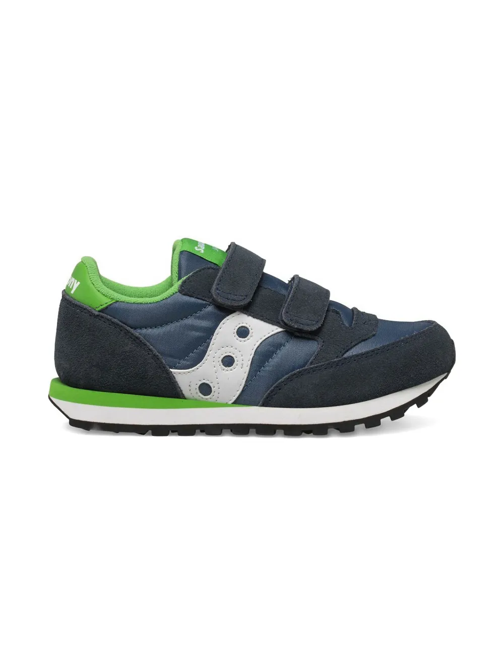 Saucony Suede Touch-strap Sneakers In Blue
