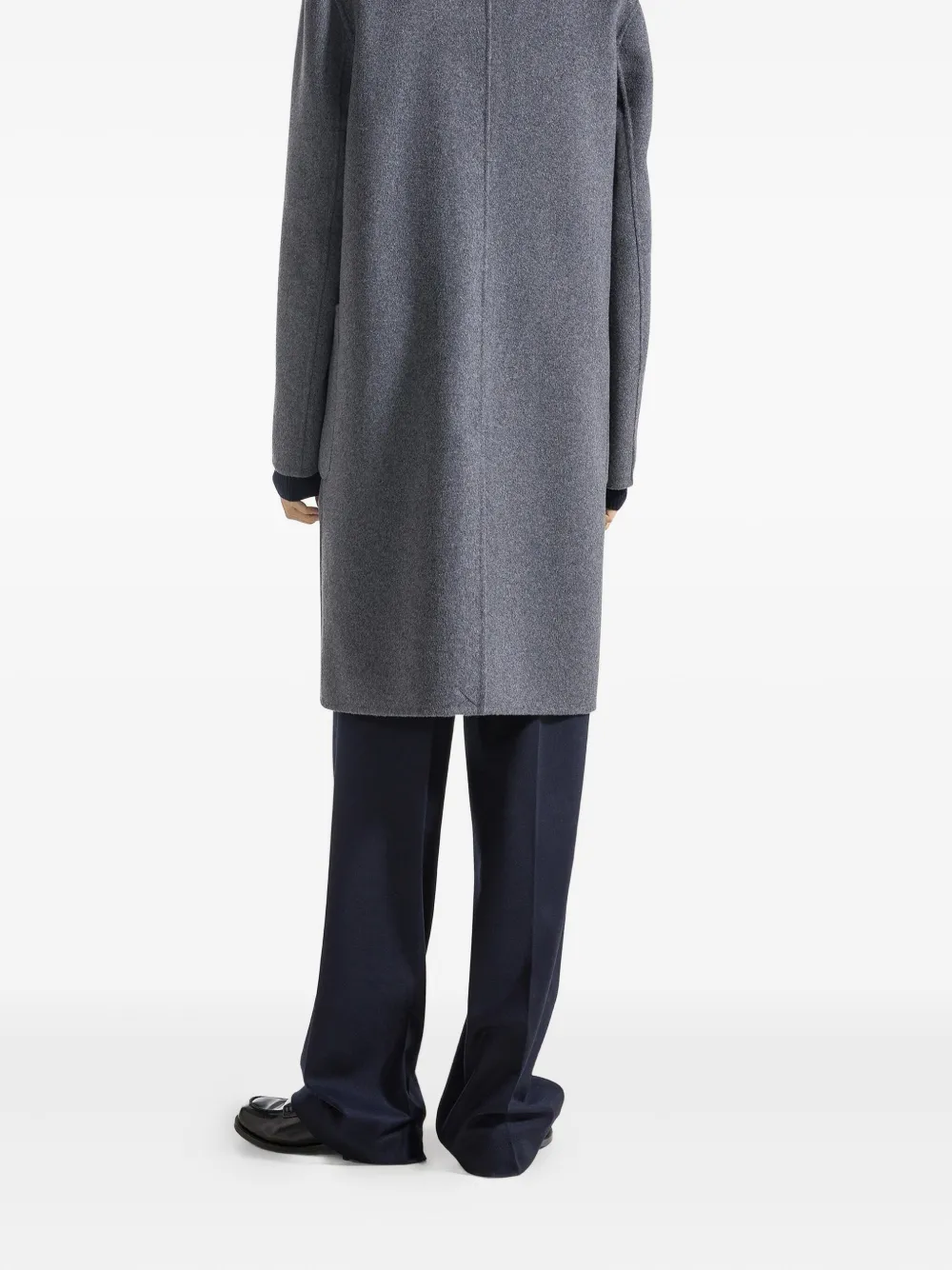 Seventy Double-faced Hooded Coat In Black