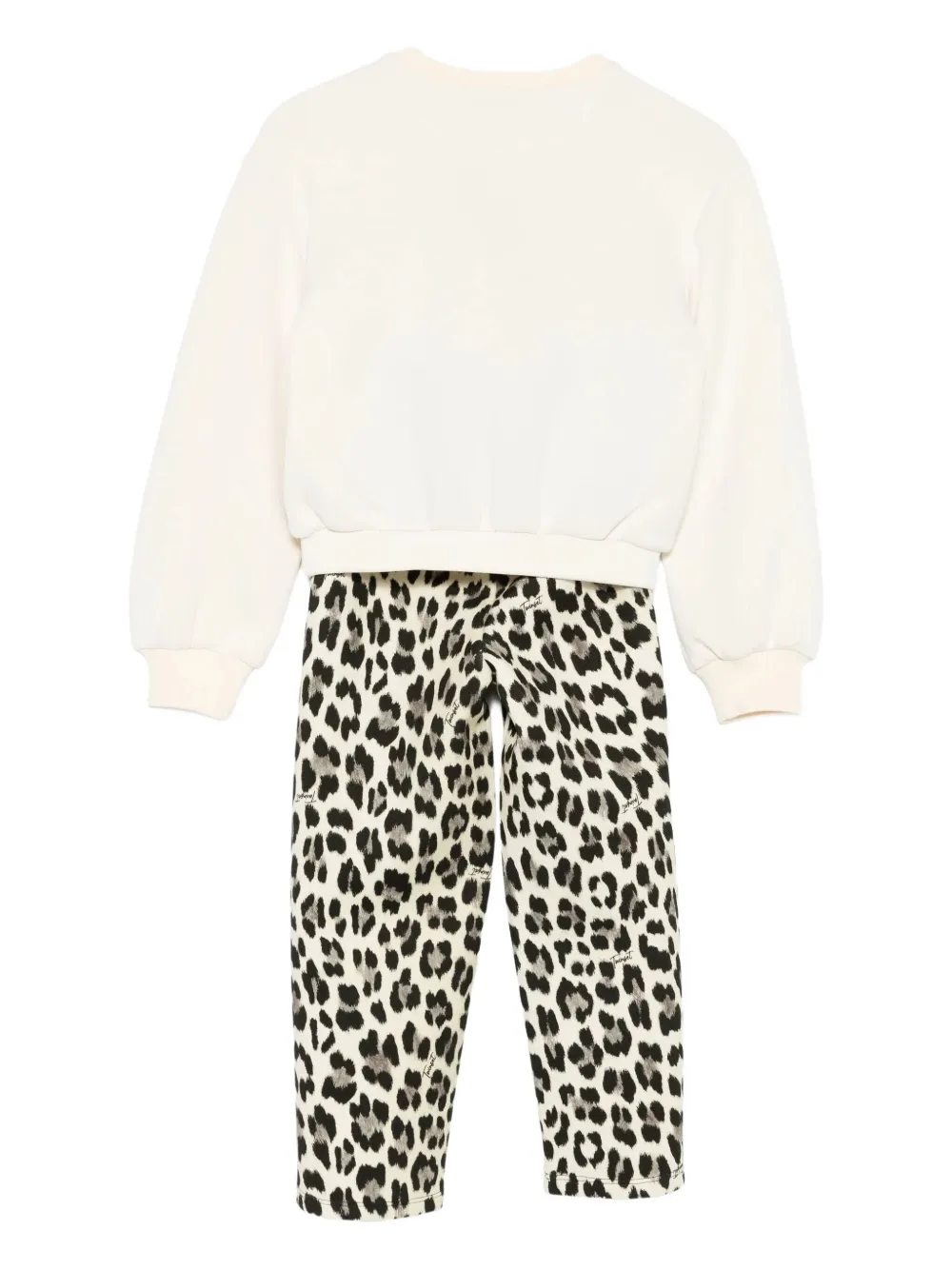 TWINSET Kids Broekset met luipaardprint Beige