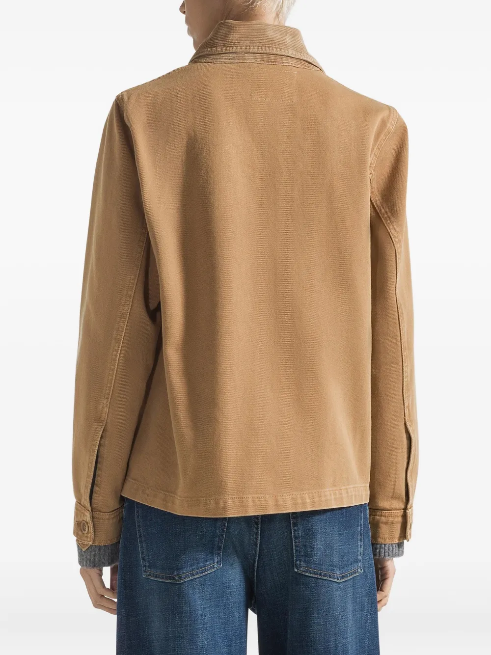 Seventy Button-fastening Jacket In Gold