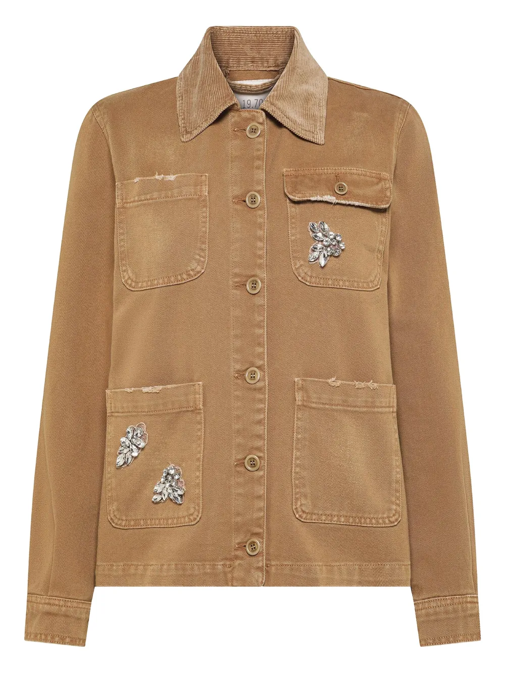 Seventy Button-fastening Jacket In Gold