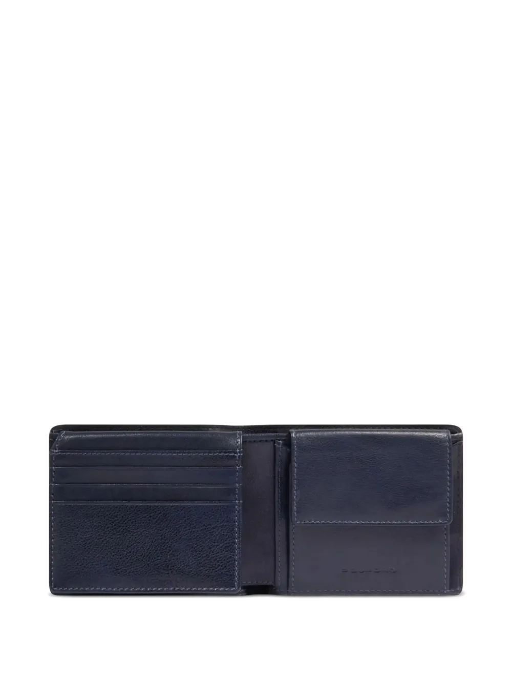Piquadro Logo-lettering Wallet In Blue