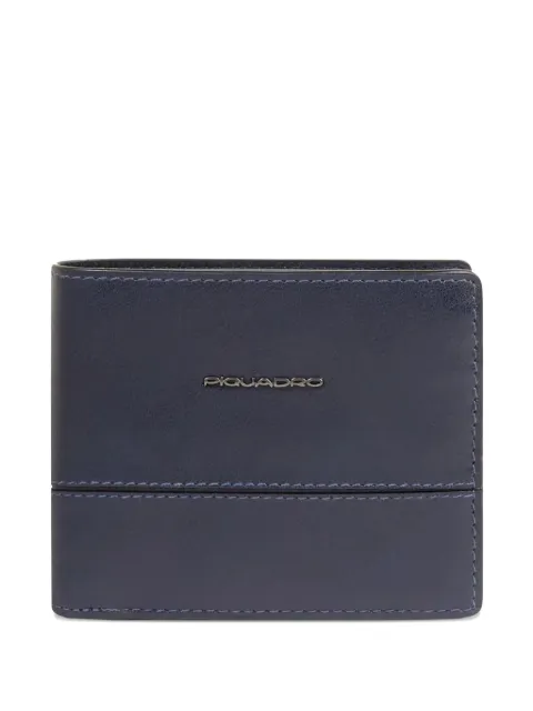 PIQUADRO logo-lettering wallet